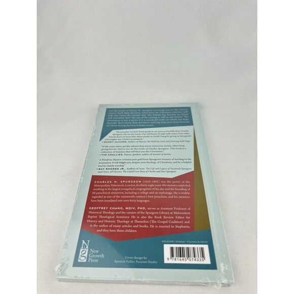 A Wondrous Mystery: Daily Advent Devotions Old Made New Geoffrey Chang Spurgeon - Picture 3 of 8